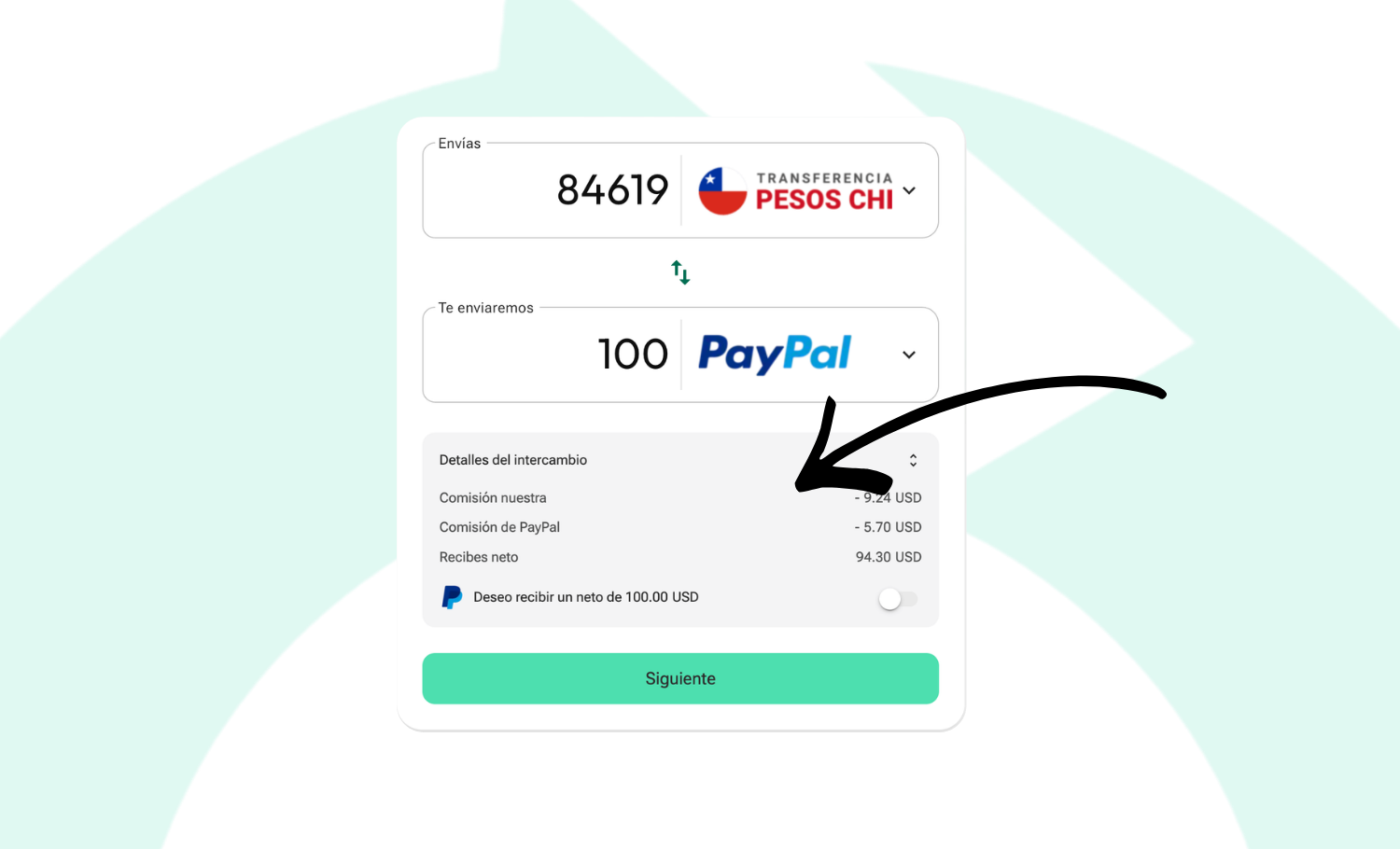 Convertir Paypal a Pesos Chilenos