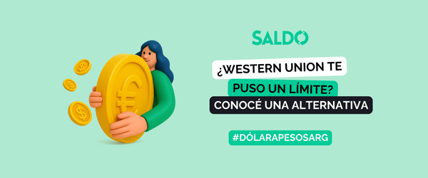 ¿Western Union te puso un límite? Con Saldoar puedes enviar sin trabas