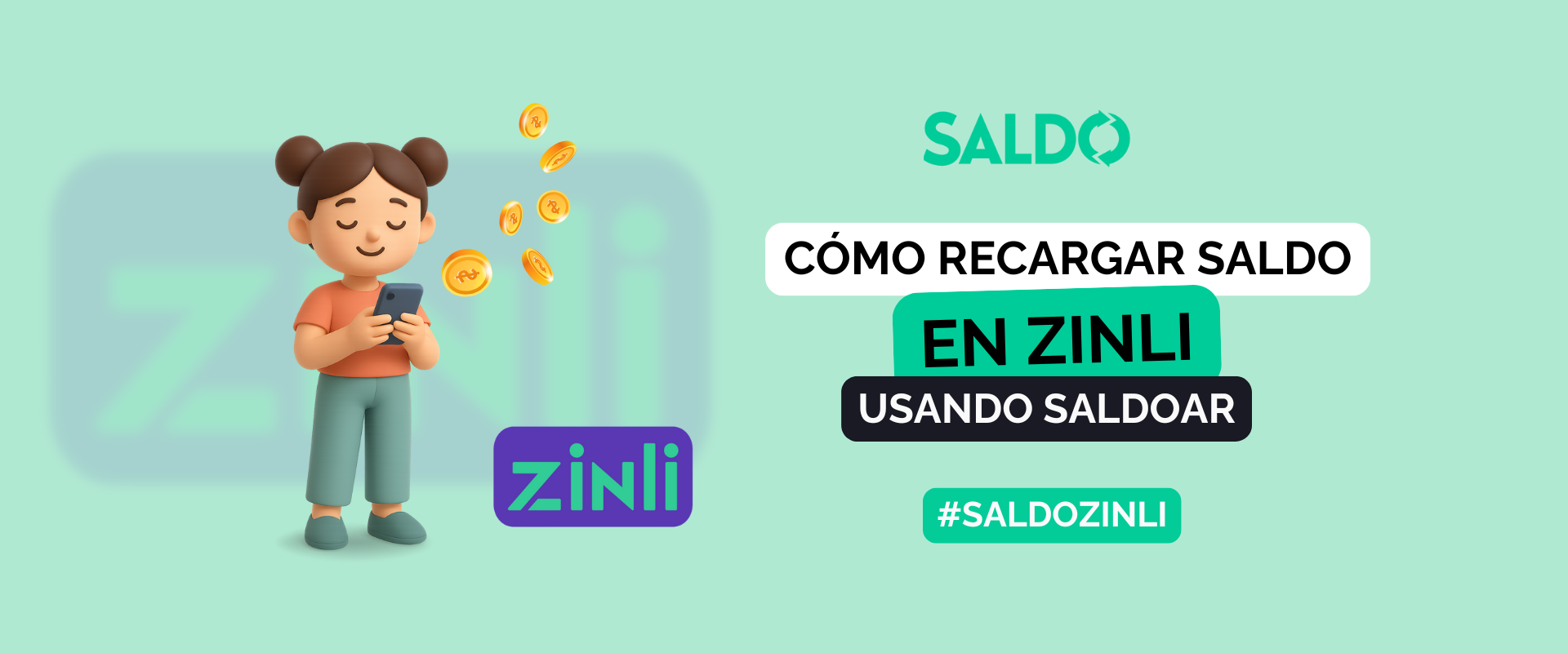 Cómo recargar Zinli desde Venezuela o Colombia usando Saldoar